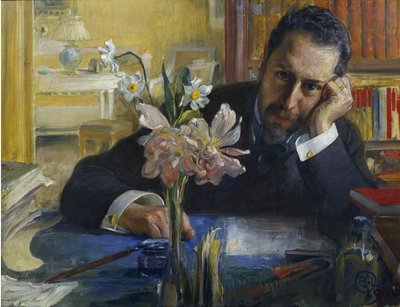 Oscar Levertin von Carl Larsson